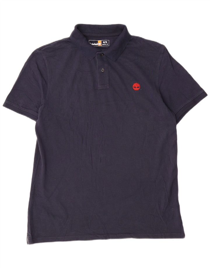 Timberland Mens Regular Fit Polo Shirt Medium Navy Blue