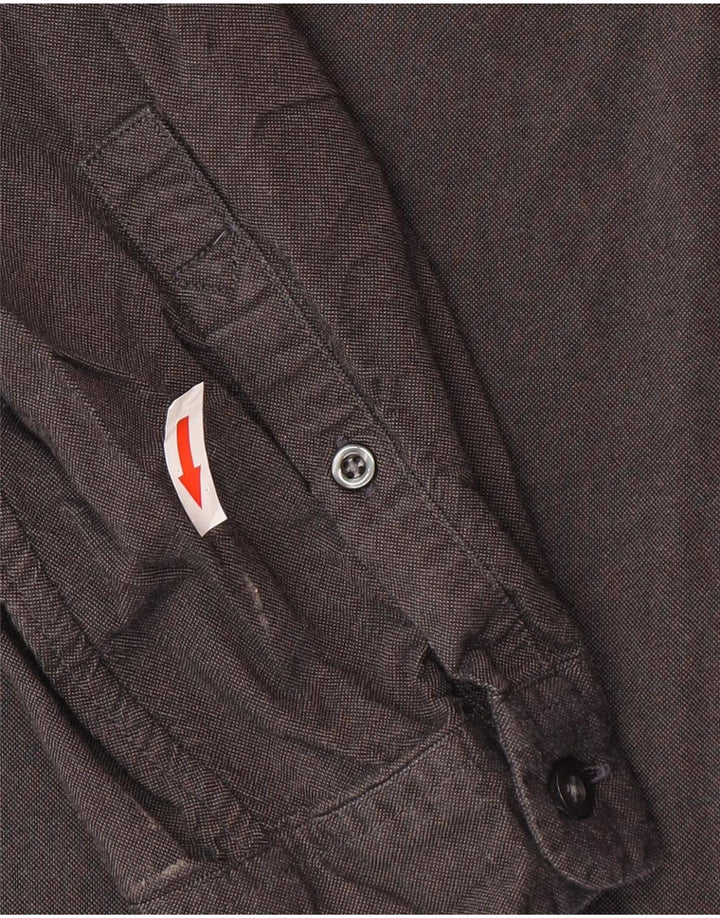 Fred Perry Mens Shirt 2XL Grey Cotton