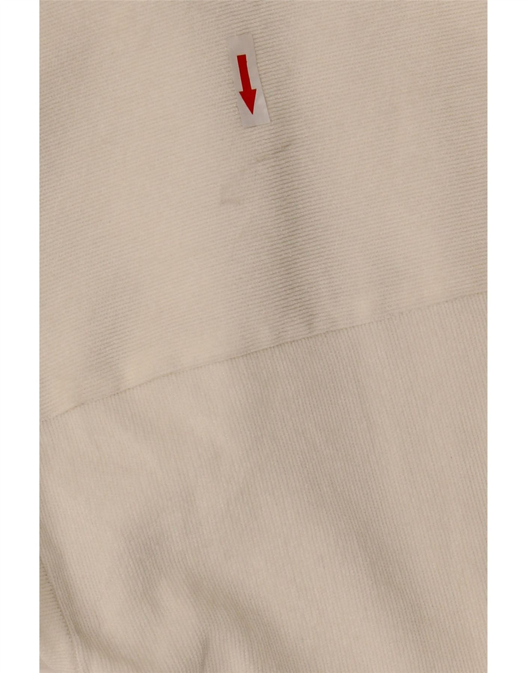 Zara Womens Oversized Corduroy Shirt UK 10 Small White Polyester