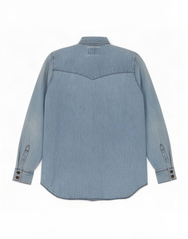 Levi's Mens Shirt Medium Blue Cotton