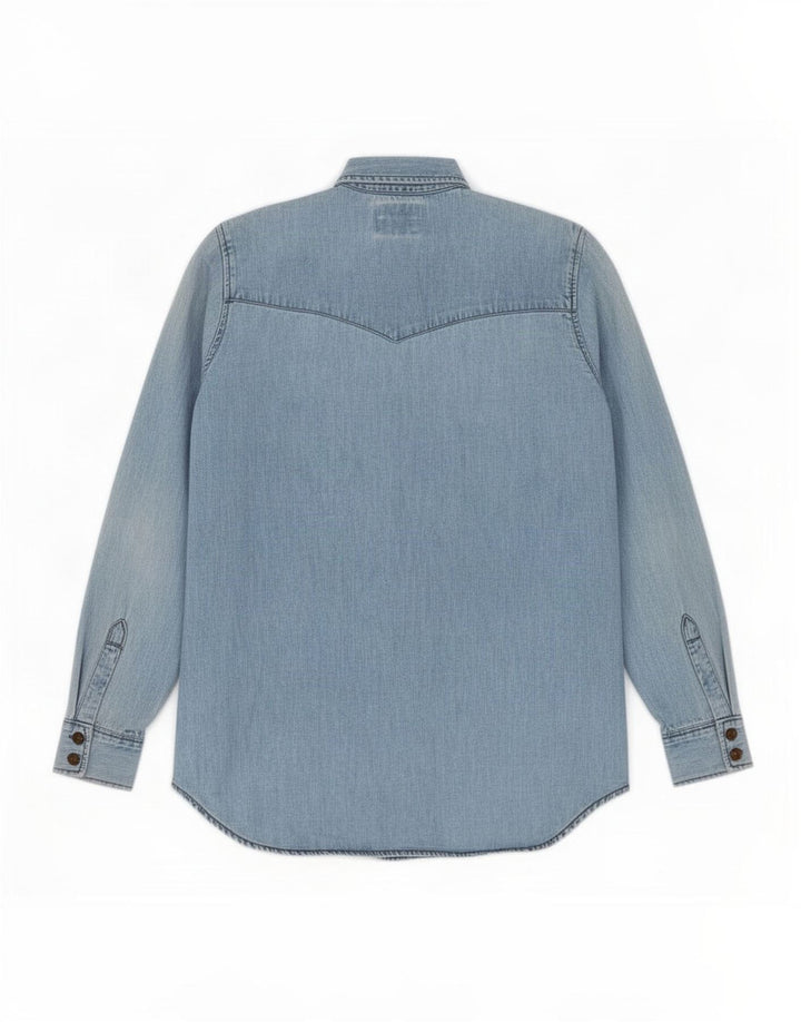 Levi's Mens Shirt Medium Blue Cotton