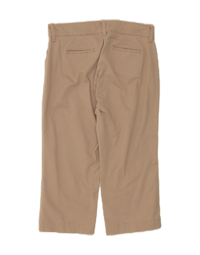 LEE Womens Riders Straight Capri Trousers US 12 Large W32 L20 Beige Cotton Vintage Lee and Second-Hand Lee from Messina Hembry 