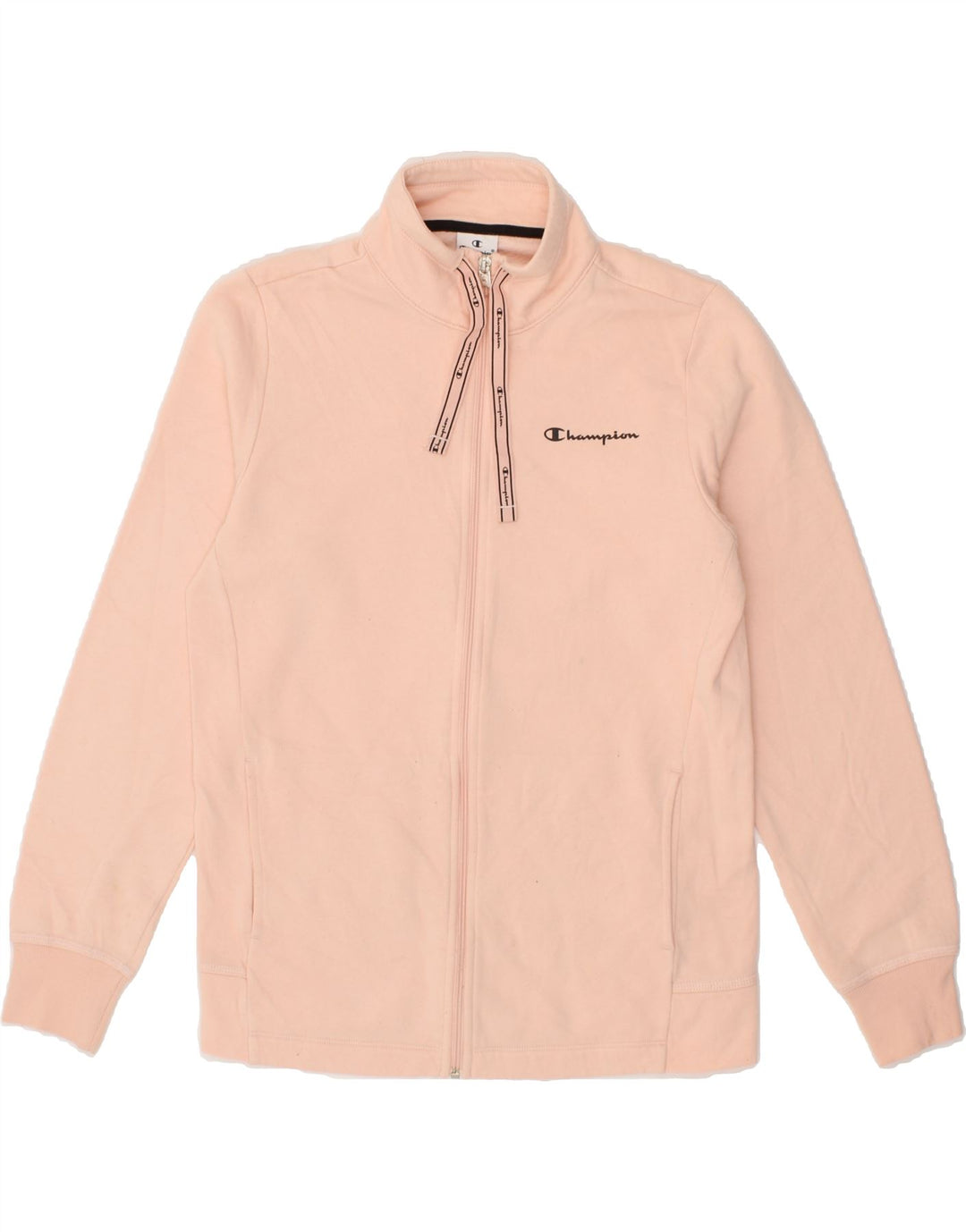 CHAMPION Womens Tracksuit Top Jacket UK 16 Large Pink Cotton Vintage Champion and Second-Hand Champion from Messina Hembry 