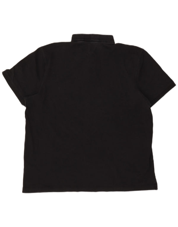 Abercrombie & Fitch Mens Polo Shirt 2XL Black Cotton