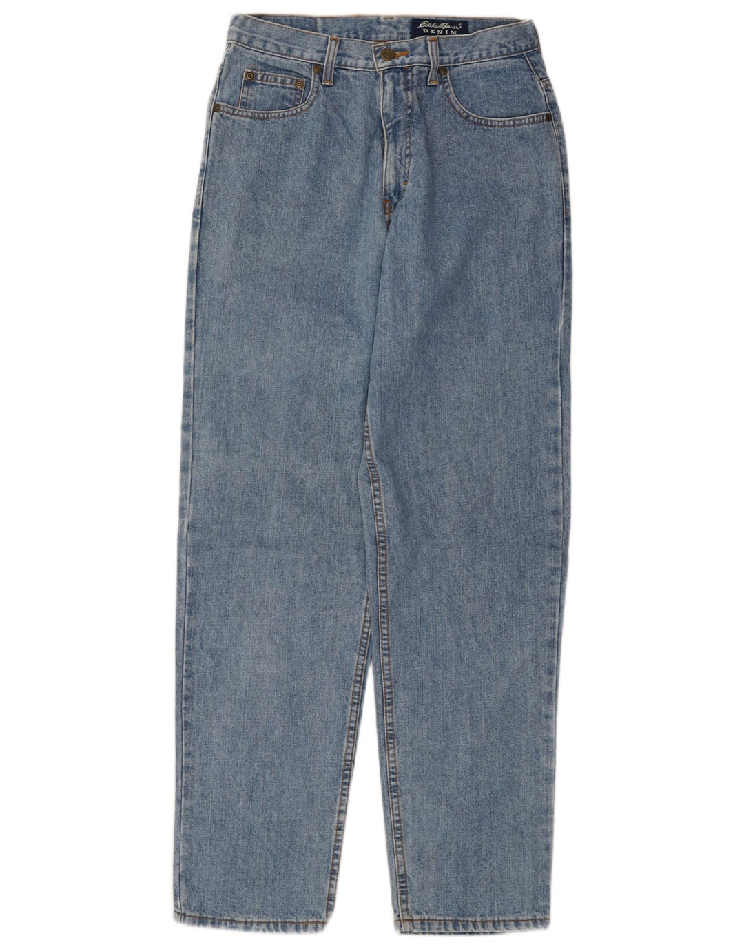 EDDIE BAUER Womens Tapered Jeans US 8 Medium W28 L31 Blue Cotton