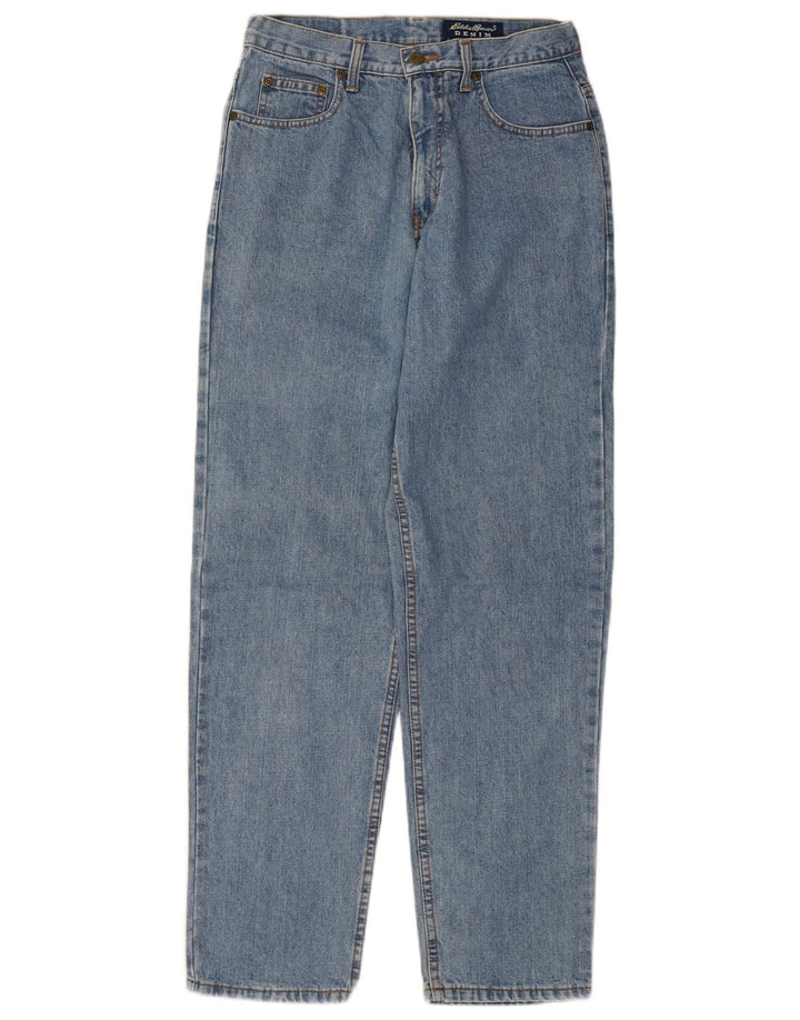 EDDIE BAUER Womens Tapered Jeans US 8 Medium W28 L31 Blue Cotton