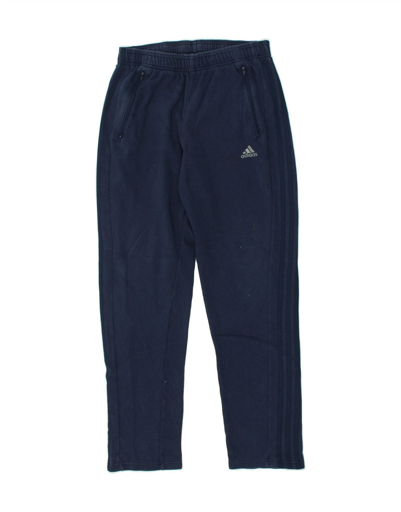 ADIDAS Mens Climalite Tracksuit Trousers Medium Navy Blue Cotton | Vintage Adidas | Thrift | Second-Hand Adidas | Used Clothing | Messina Hembry 