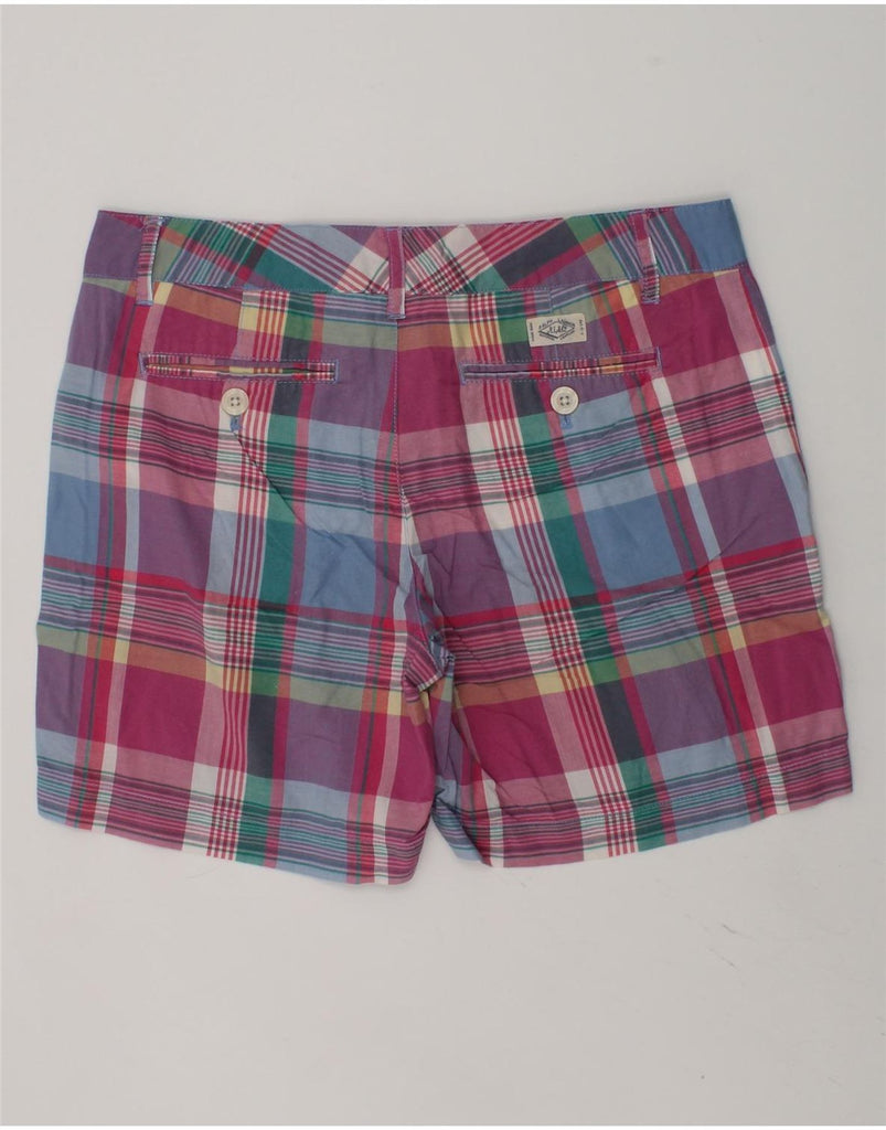 RALPH LAUREN Boys Chino Shorts 13-14 Years W30  Pink Check Cotton | Vintage Ralph Lauren | Thrift | Second-Hand Ralph Lauren | Used Clothing | Messina Hembry 