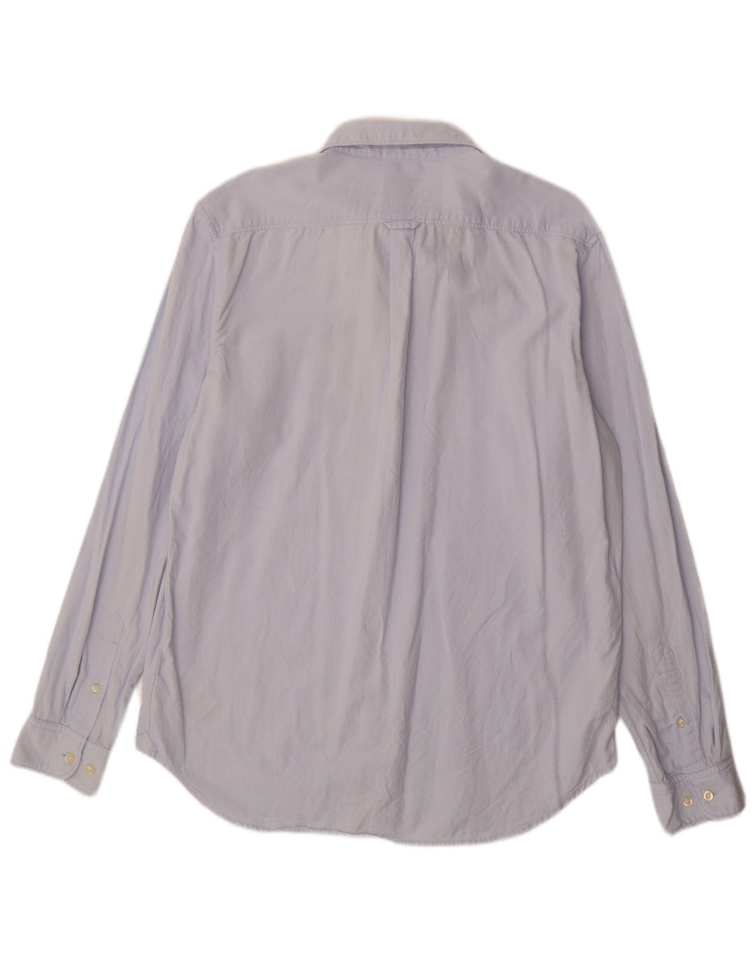 Timberland Mens Regular Fit Shirt Large Blue Cotton