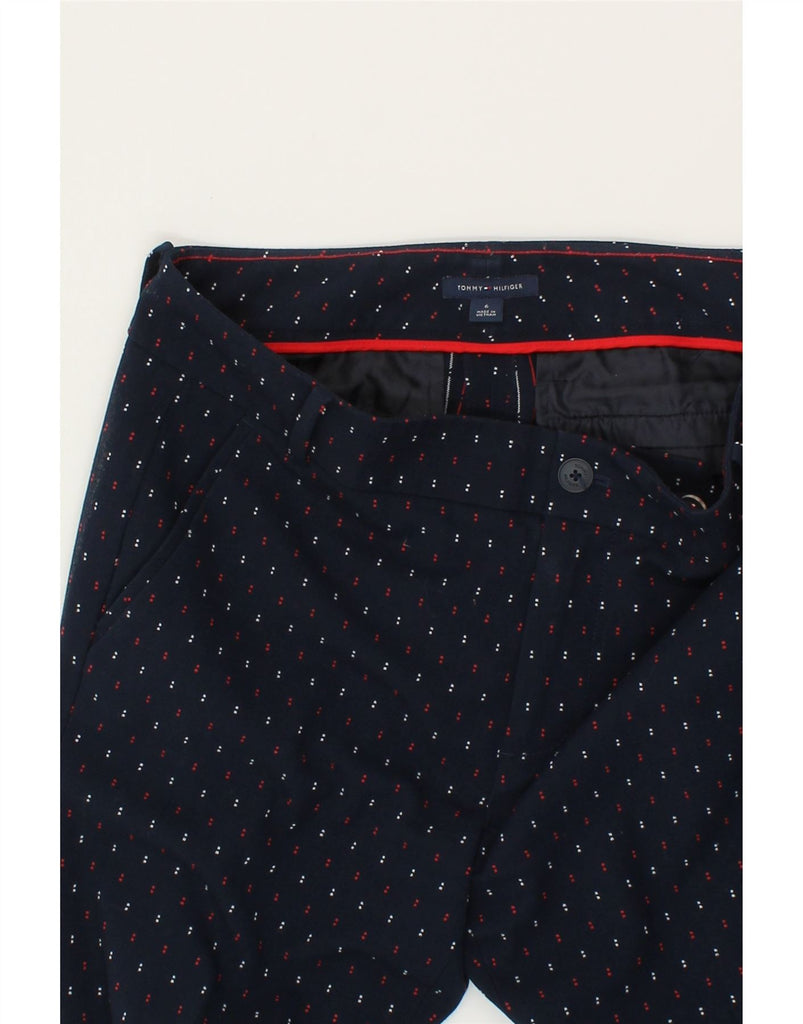 TOMMY HILFIGER Womens Casual Trousers US 6 Medium W32 L29 Navy Blue Vintage Tommy Hilfiger and Second-Hand Tommy Hilfiger from Messina Hembry 