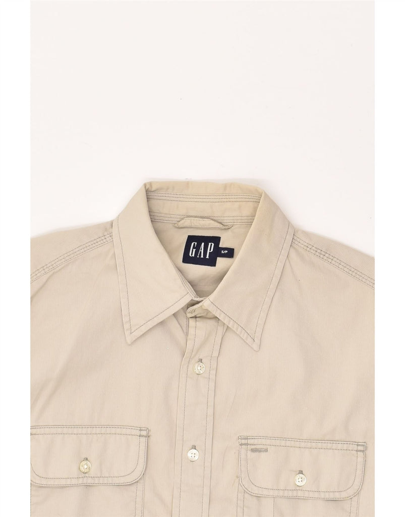 GAP Mens Shirt Small Beige | Vintage Gap | Thrift | Second-Hand Gap | Used Clothing | Messina Hembry 