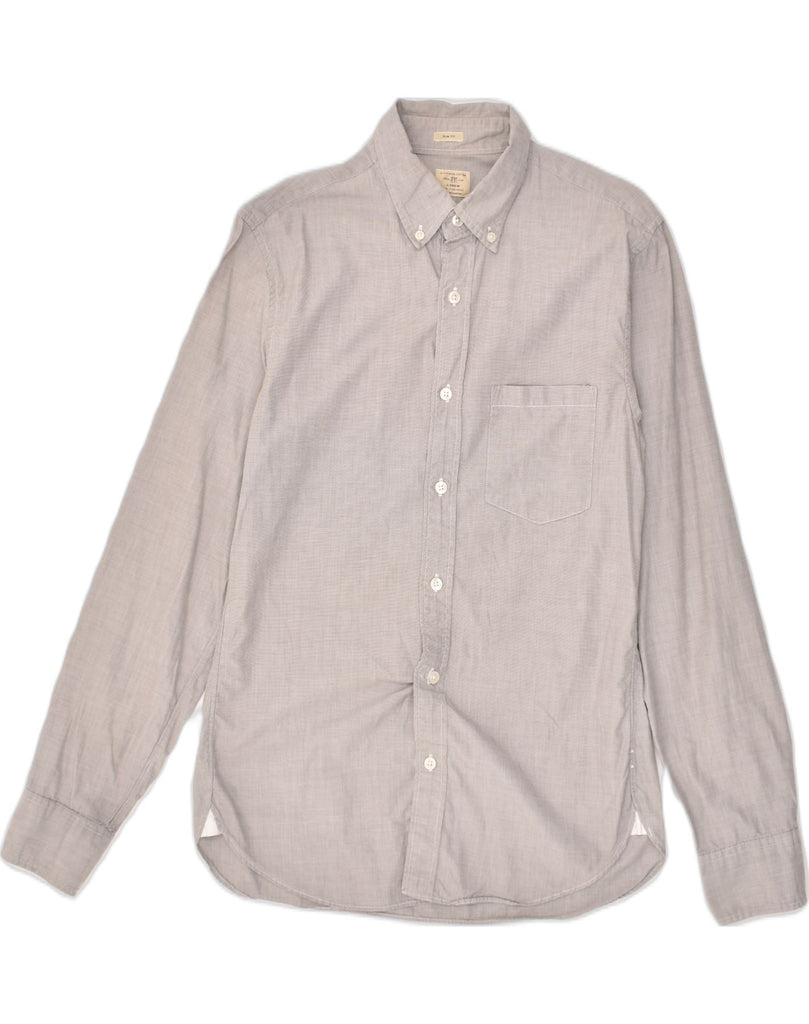 J. CREW Mens Slim Fit Shirt Size 141/2 Small Grey Cotton | Vintage J. Crew | Thrift | Second-Hand J. Crew | Used Clothing | Messina Hembry 