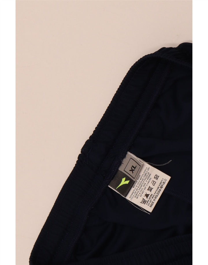 Diadora Boys Sport Shorts 11-12 Years XL Navy Blue Polyester