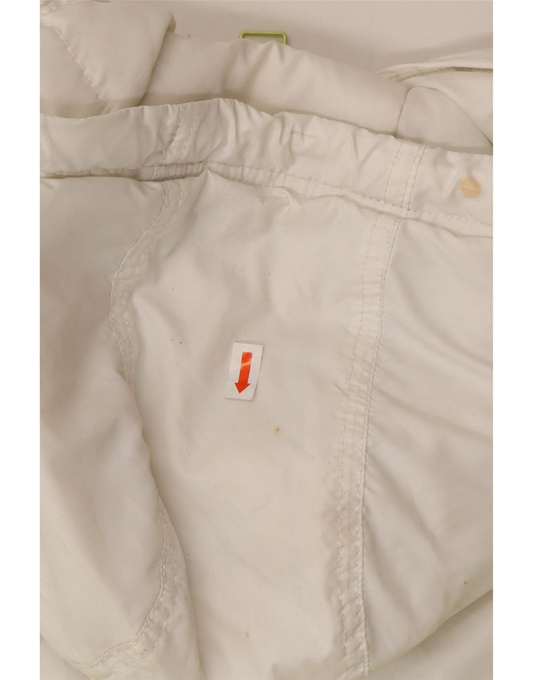 NIKE Mens Hooded Bomber Jacket UK 38 Medium Green Colourblock Polyester