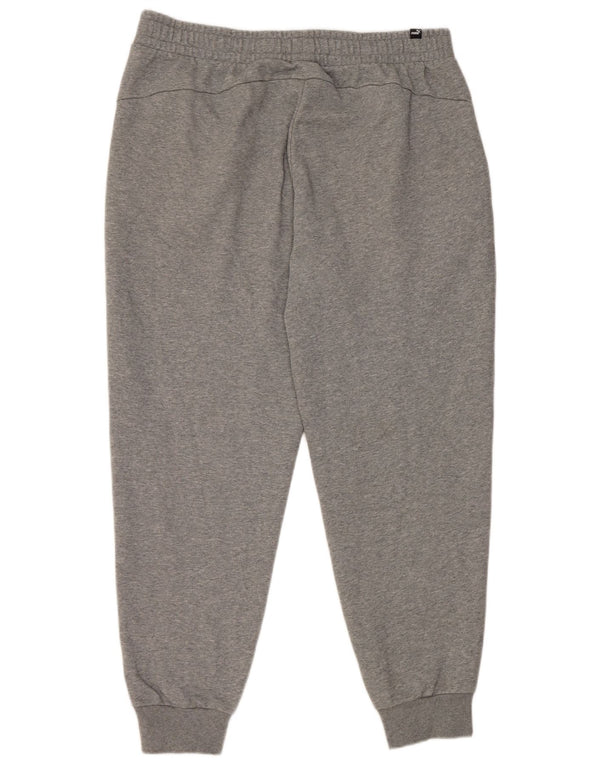 Puma Womens Tracksuit Trousers Joggers UK 18 XL Grey Cotton