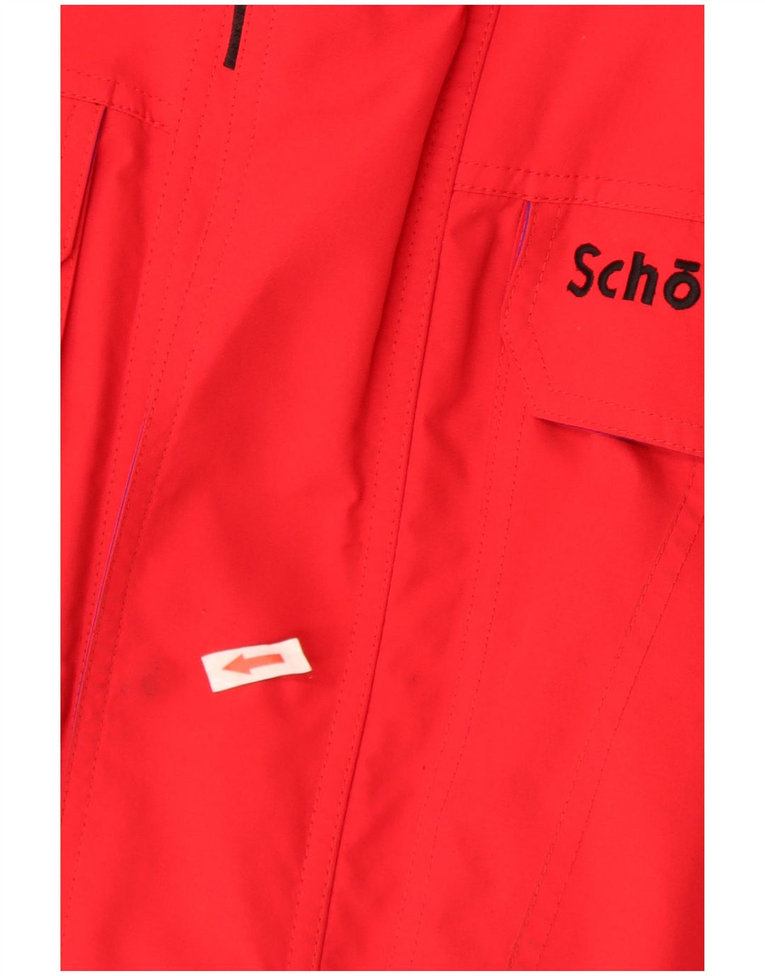 Schoffel Mens Hooded Rain Jacket EU 50 Large Red