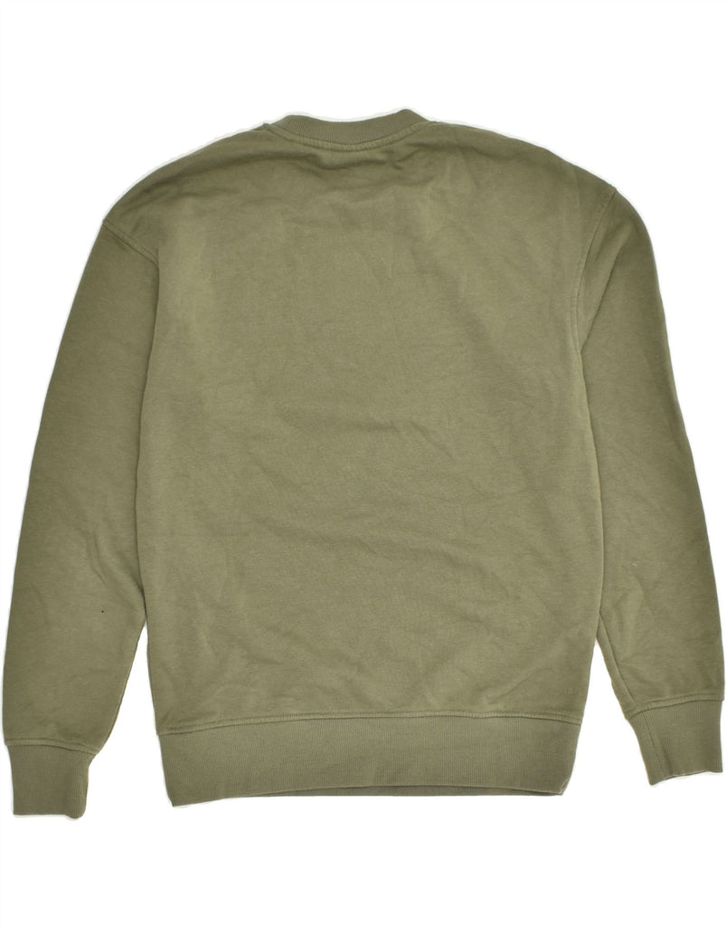 JACK & JONES Mens Crew Neck Jumper Sweater Small Khaki Cotton | Vintage Jack & Jones | Thrift | Second-Hand Jack & Jones | Used Clothing | Messina Hembry 