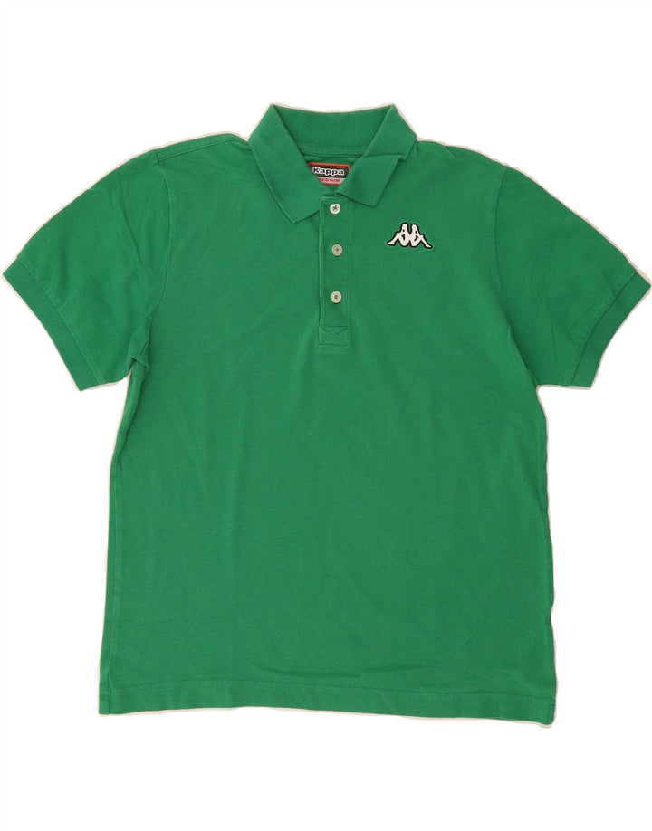KAPPA Mens Polo Shirt Medium Green Vintage Kappa and Second-Hand Kappa from Messina Hembry 