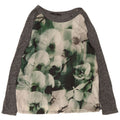 Zara Womens Blouse Top UK 16 Large Grey Floral