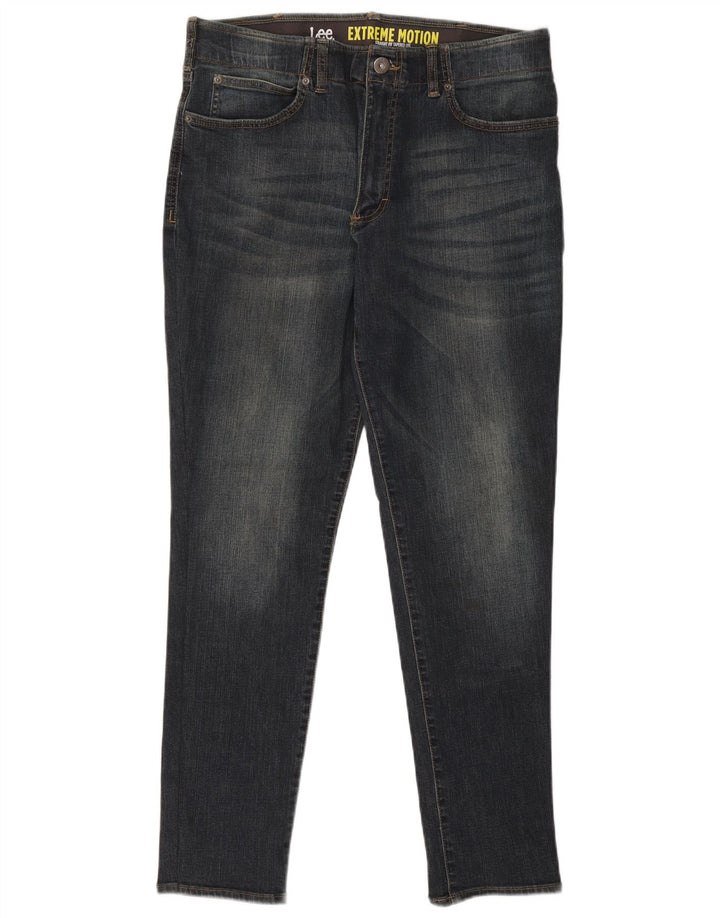 Lee Mens Modern Series Slim Jeans W36 L32 Navy Blue Cotton