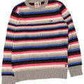 Franklin Marshall Mens Crew Neck Jumper Sweater Medium Multicoloured