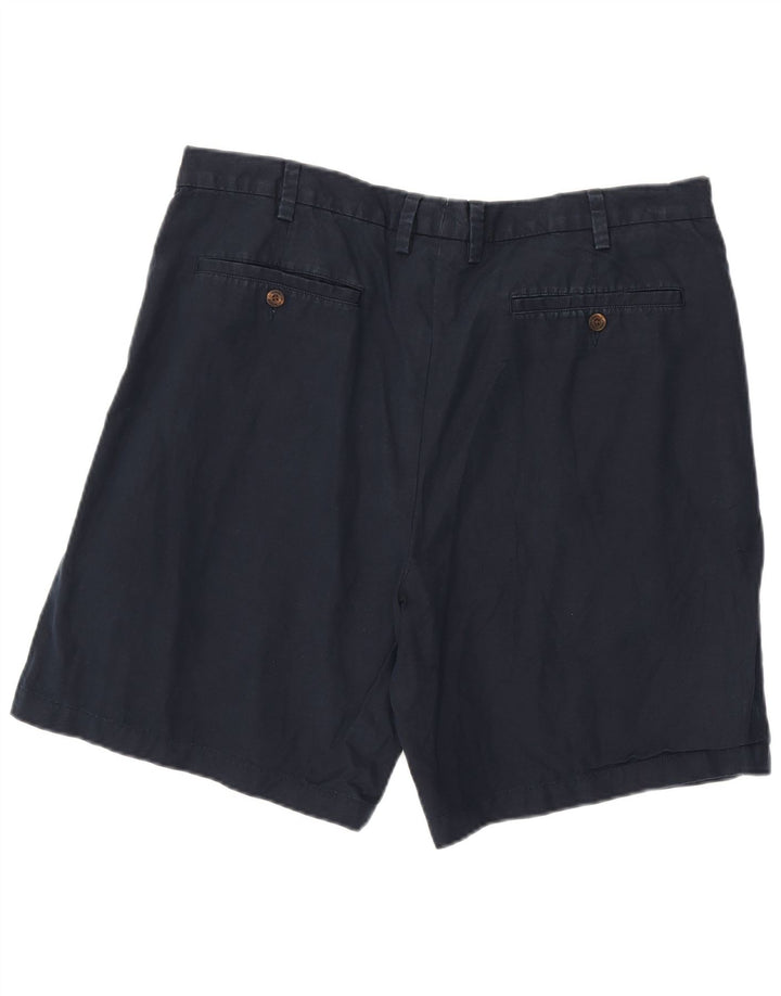 ORVIS Mens Chino Shorts W40 XL Navy Blue Cotton