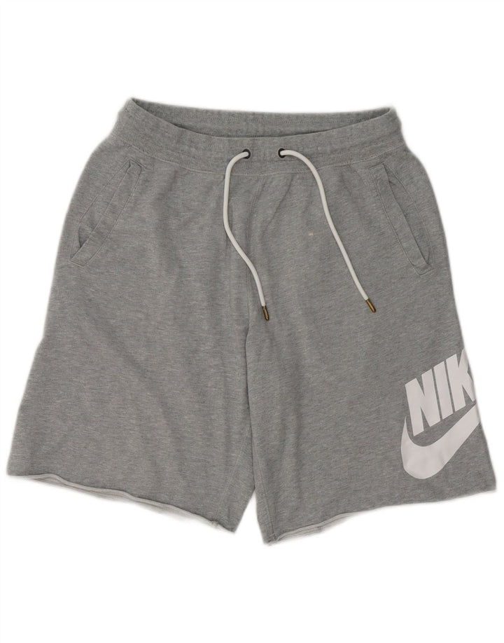 Nike Mens Graphic Sport Shorts Medium  Grey Flecked Cotton