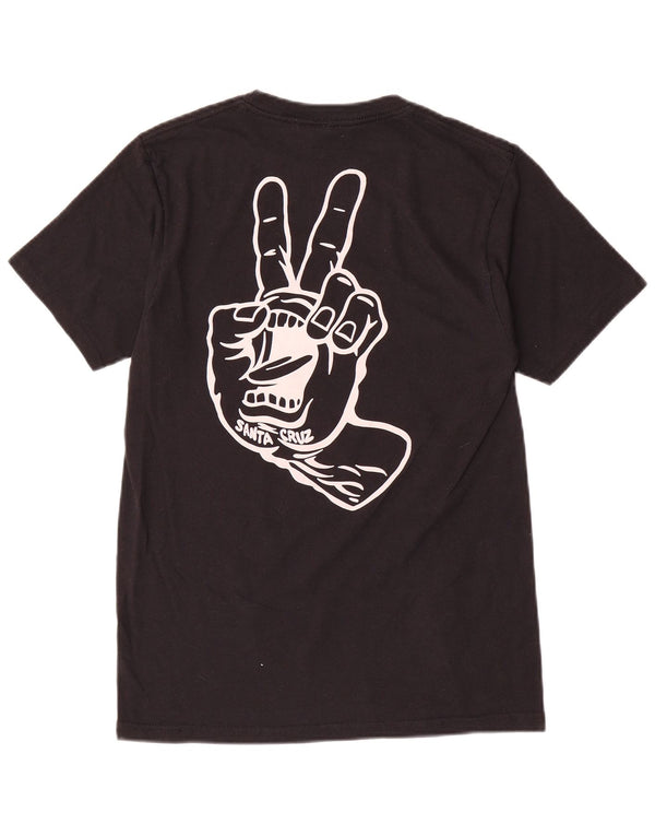 Santa Cruz Mens Eco Graphic T-Shirt Top Small Black