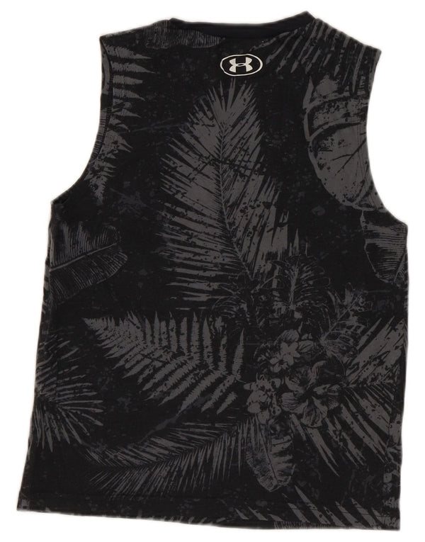 Under Armour Boys Heat Gear Graphic Vest Top 7-8 Years Small  Black
