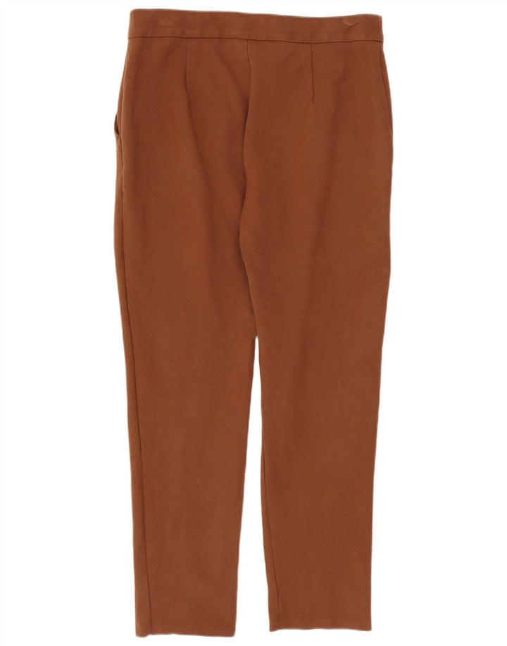 Max Mara Womens Slim Casual Trousers W30 L26 Brown