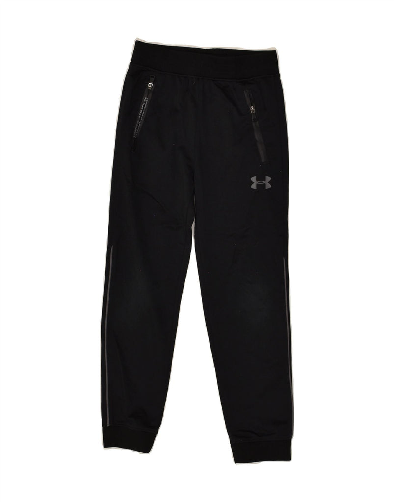 UNDER ARMOUR Boys Tracksuit Trousers 5-6 Years Black Polyester | Vintage Under Armour | Thrift | Second-Hand Under Armour | Used Clothing | Messina Hembry 