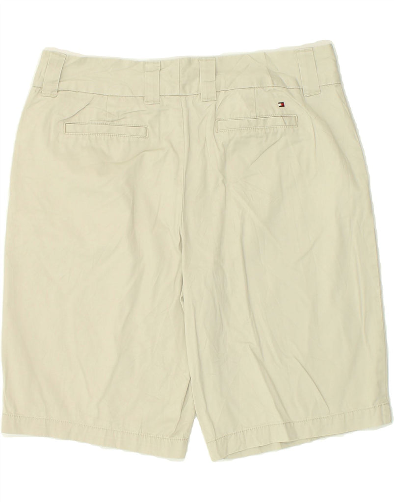 TOMMY HILFIGER Womens Chino Shorts US 12 Large W34  Beige Cotton | Vintage Tommy Hilfiger | Thrift | Second-Hand Tommy Hilfiger | Used Clothing | Messina Hembry 