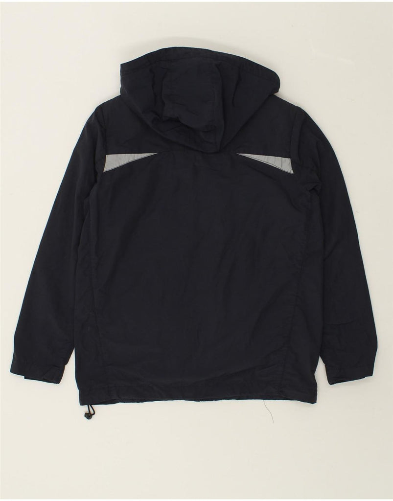 GEOX Boys Graphic Hooded Windbreaker Jacket 9-10 Years Navy Blue Cotton | Vintage Geox | Thrift | Second-Hand Geox | Used Clothing | Messina Hembry 