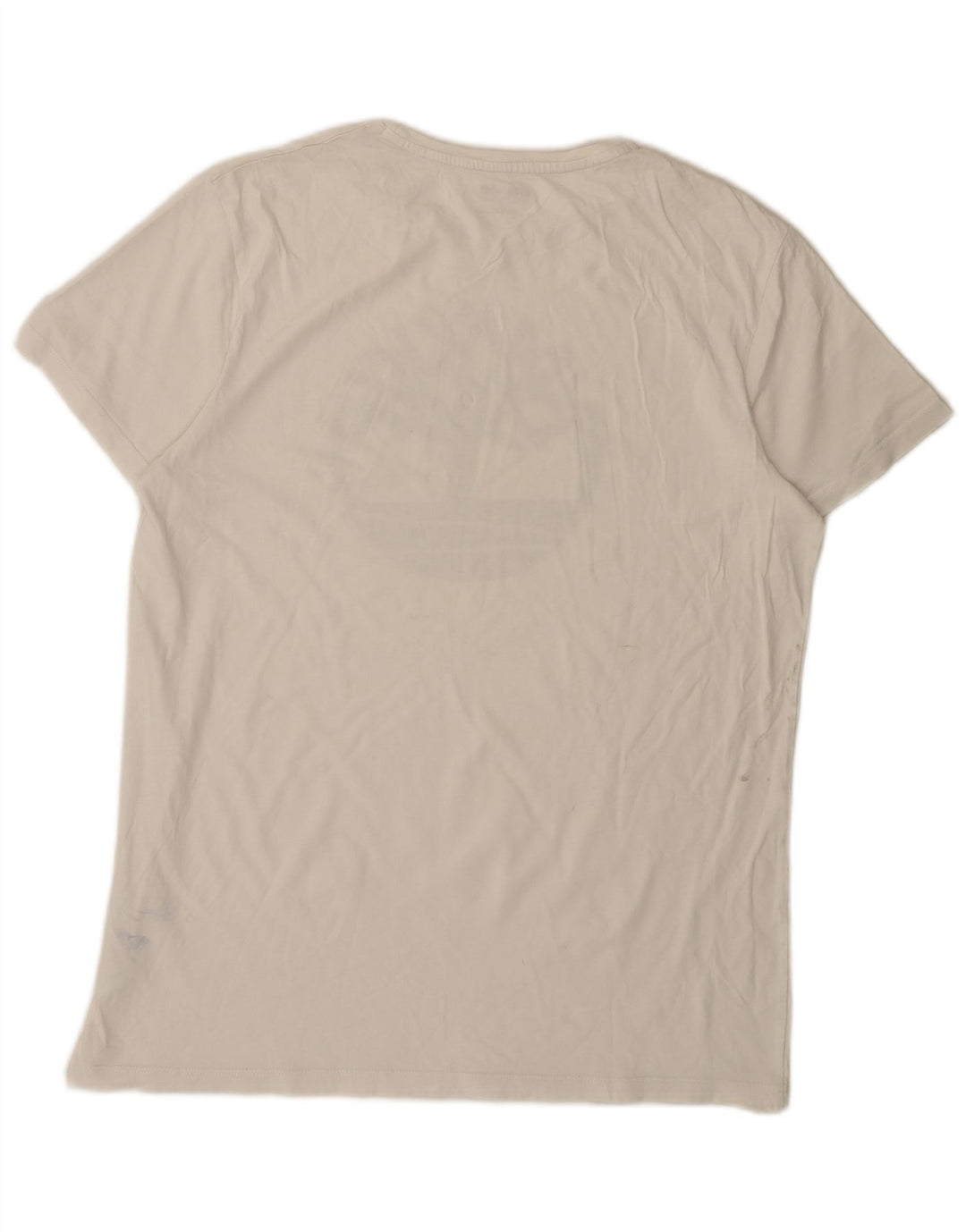 Timberland Mens Graphic T-Shirt Top Large White Cotton