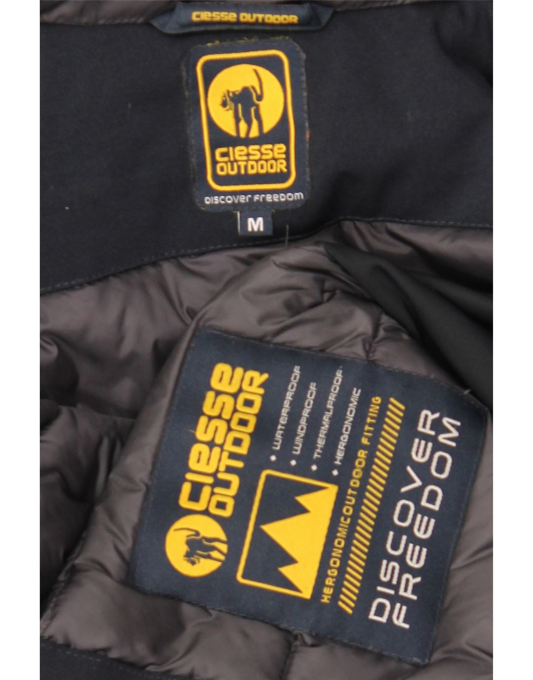 Ciesse Piumini Womens Hooded Padded Coat UK 14 Medium Navy Blue
