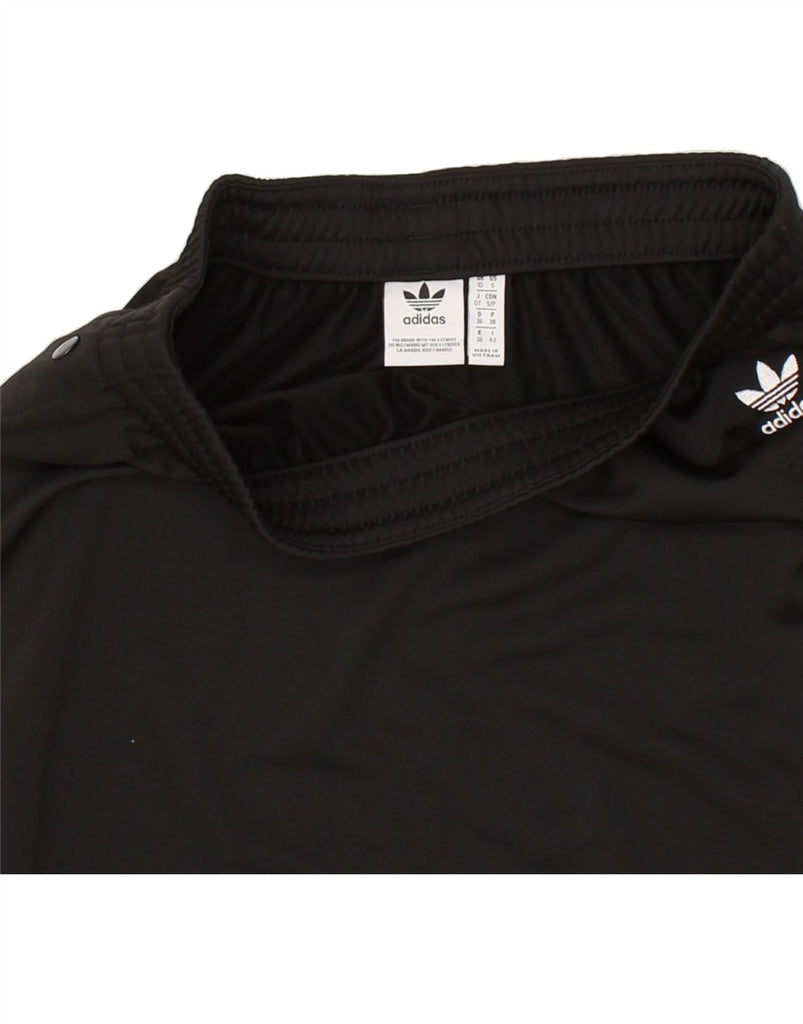 ADIDAS Womens Skirt UK 10 Small Black Polyester Vintage Adidas and Second-Hand Adidas from Messina Hembry 