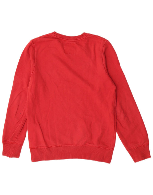 Levi's Boys Graphic Sweatshirt Jumper 15-16 Years Red Cotton