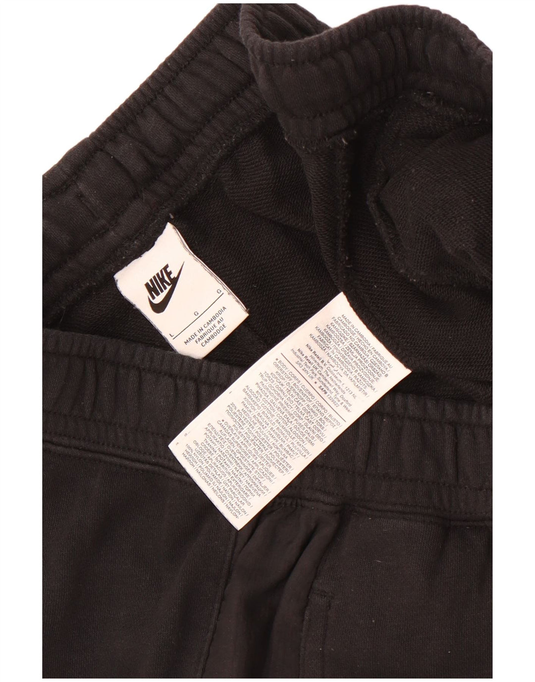 Nike Mens Sport Shorts Large Black Cotton