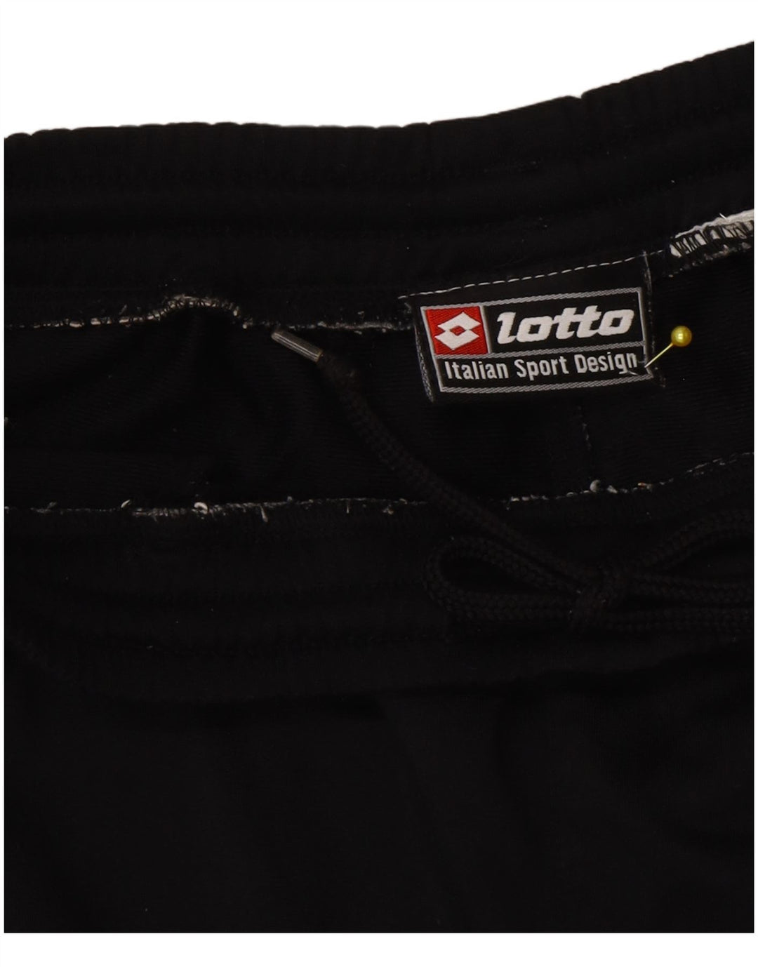 Lotto Mens Tracksuit Trousers Medium  Black Colourblock