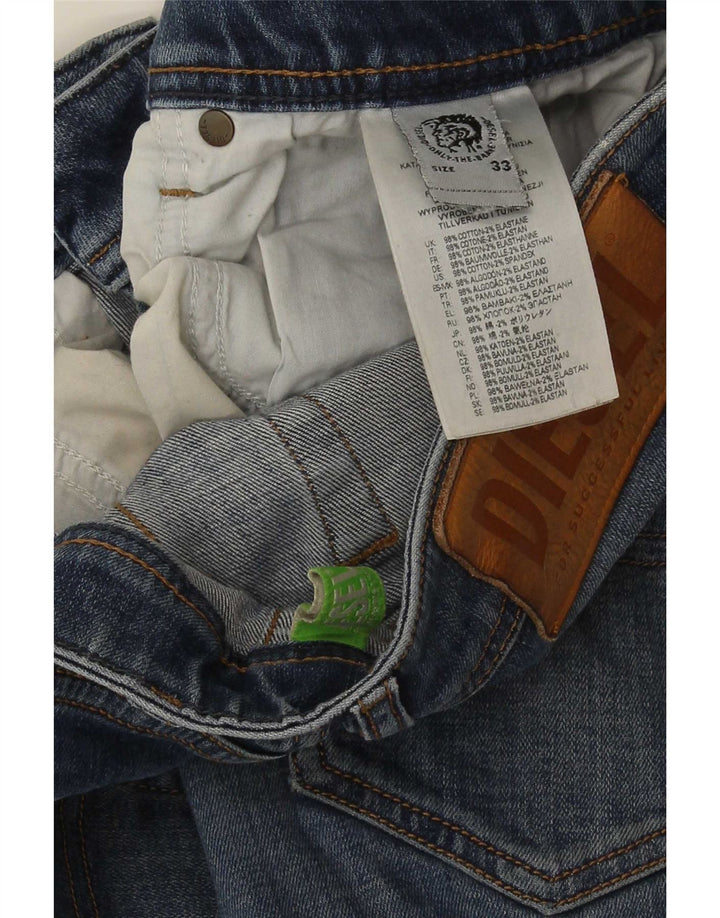 Diesel Mens Skinny Jeans W33 L30 Blue Cotton