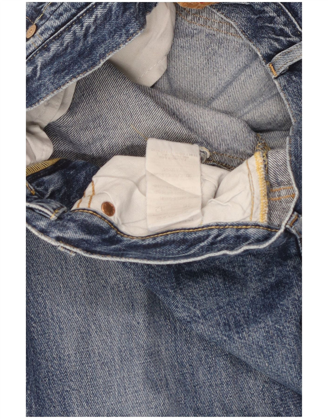 Replay Womens Straight Jeans W28 L32 Blue Cotton