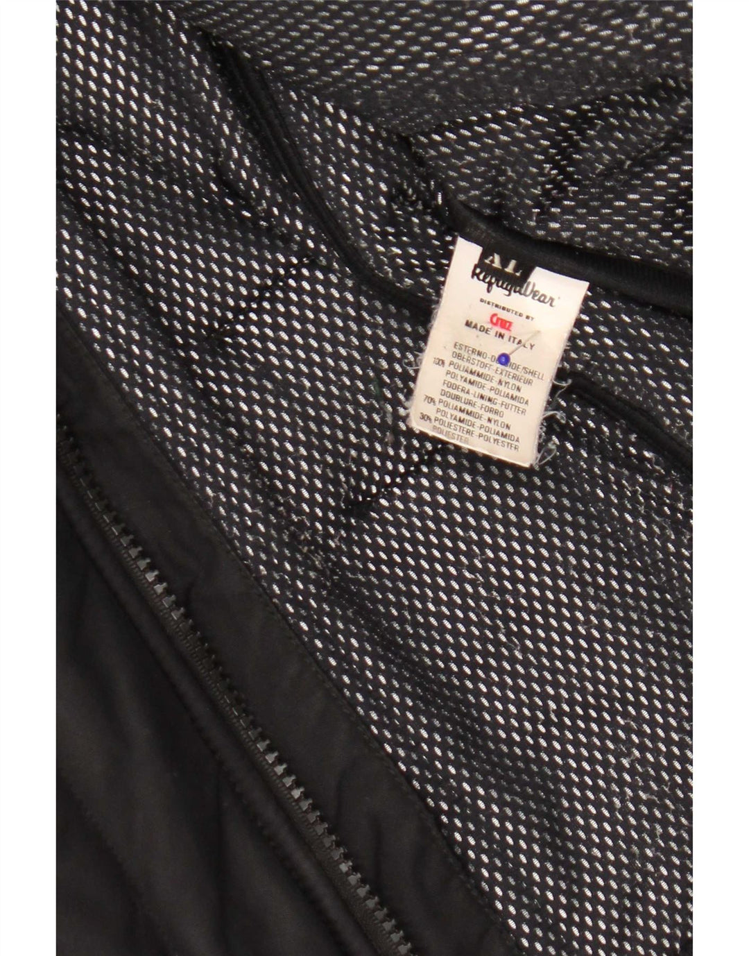 Refrigiwear Womens Windbreaker Jacket UK 18 XL Black Nylon