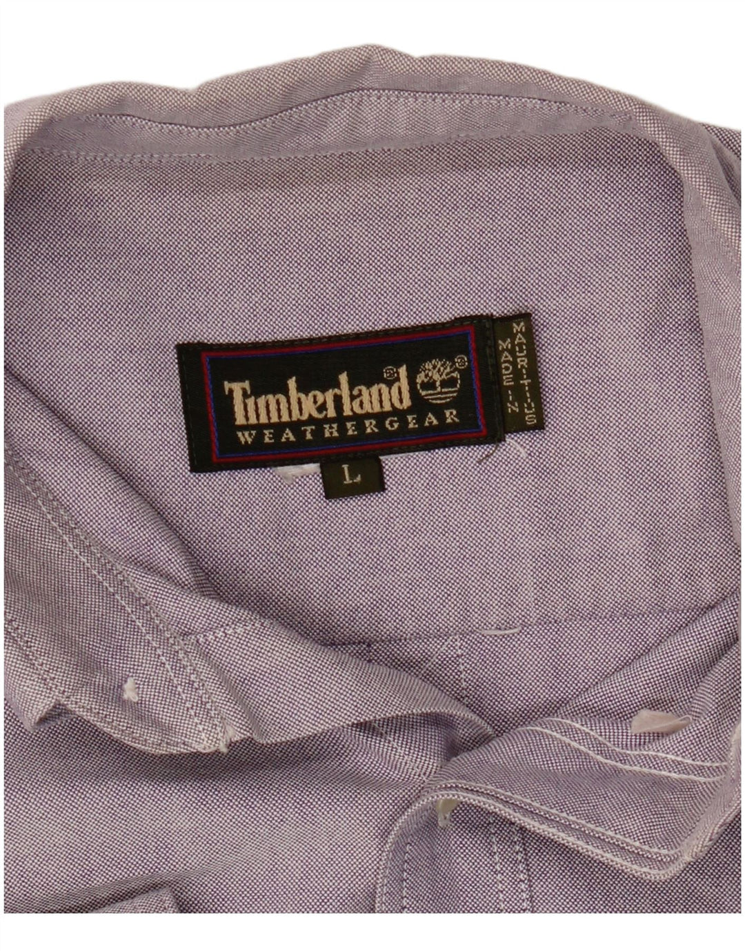 Timberland Mens Weathergear Shirt Large Purple