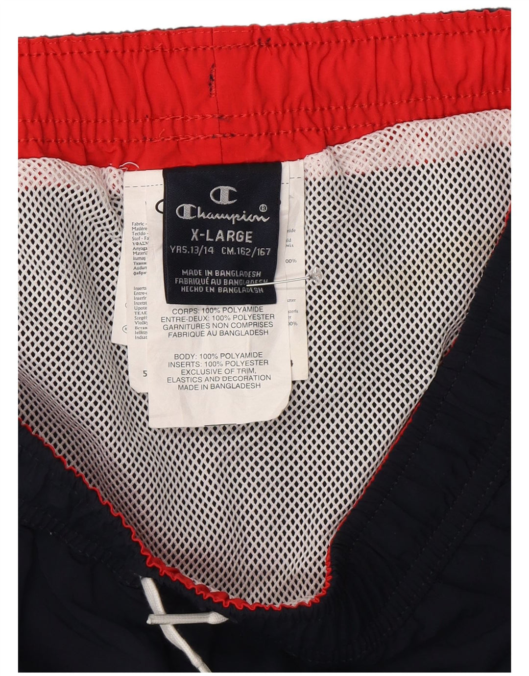 Champion Boys Swimming Shorts 13-14 Years XL Navy Blue Polyamide
