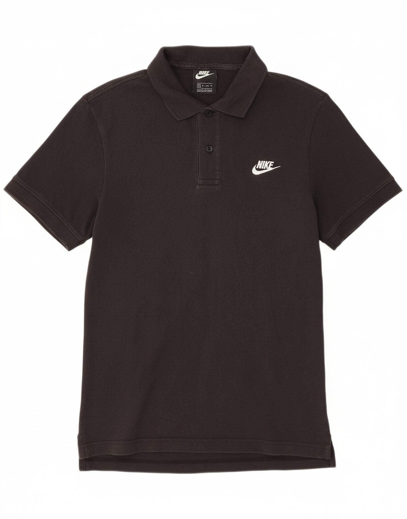 NIKE Mens Polo Shirt XS Black Cotton Vintage Second-Hand