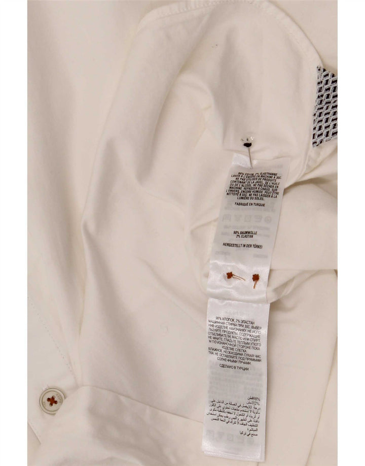 Ted Baker Mens Shirt Size 5 XL White Cotton