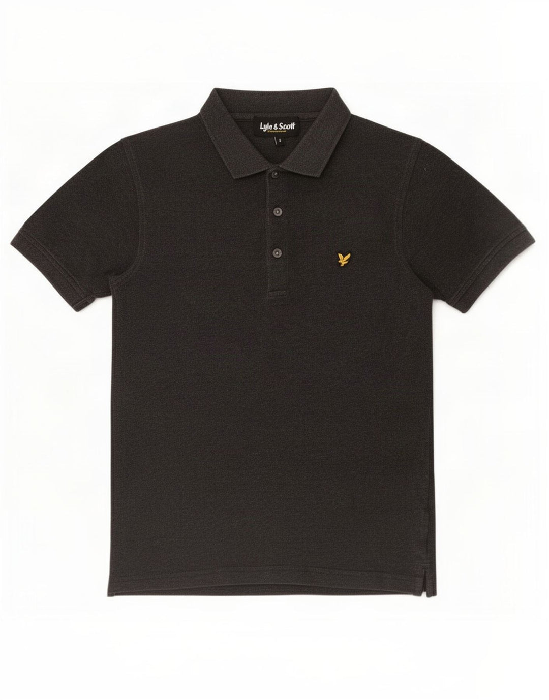 Lyle & Scott Mens Polo Shirt Small Grey Cotton