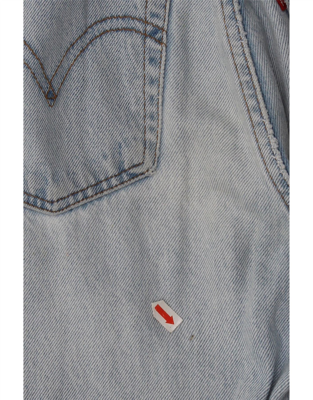 Levi's Womens Ribcage Straight Jeans W25 L29 Blue Cotton