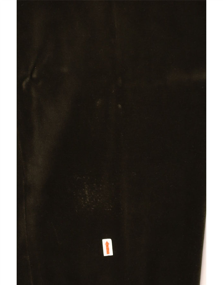 VINTAGE Womens Stirrup Velvet Trousers EU 40 Medium W27 L29 Green Cotton