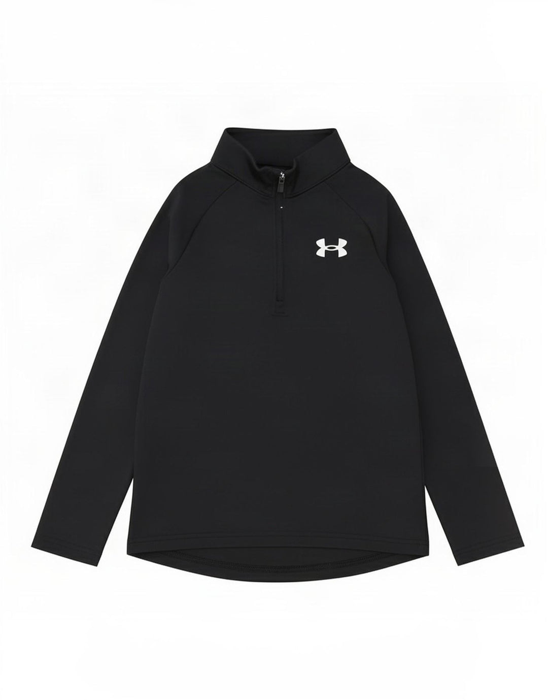 Under Armour Boys Zip Neck Pullover Tracksuit Top 6-7 Years XS Black